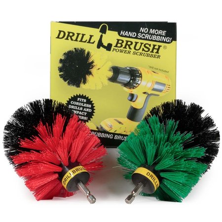 Drillbrush Drill Brush Power Scrubber - Kitchen Cleaning - Dish Brush - Pots and O-S-GR-QC-DB